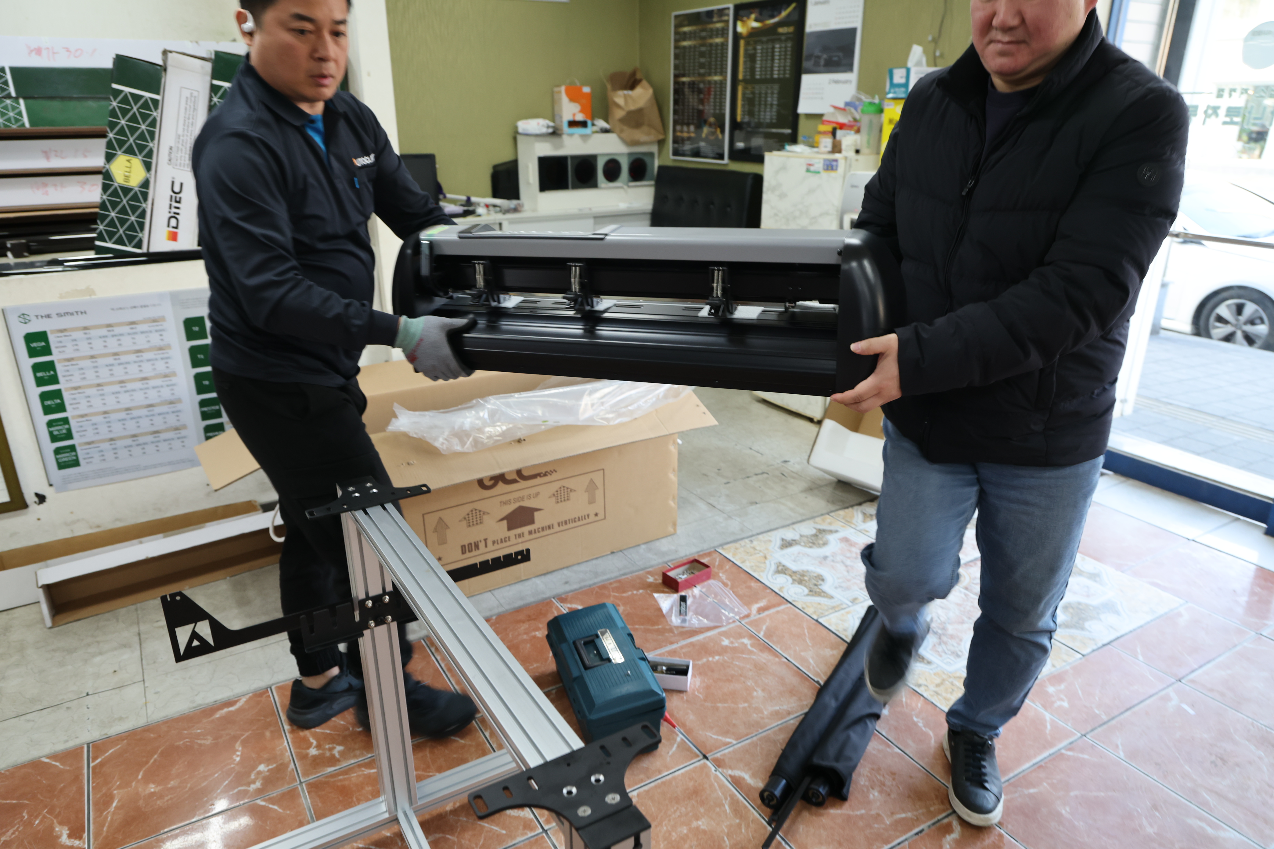 대구 하나로자동차 용품점 재규어재단기 설치완료 첨부파일 : 1768441978_10.jpg