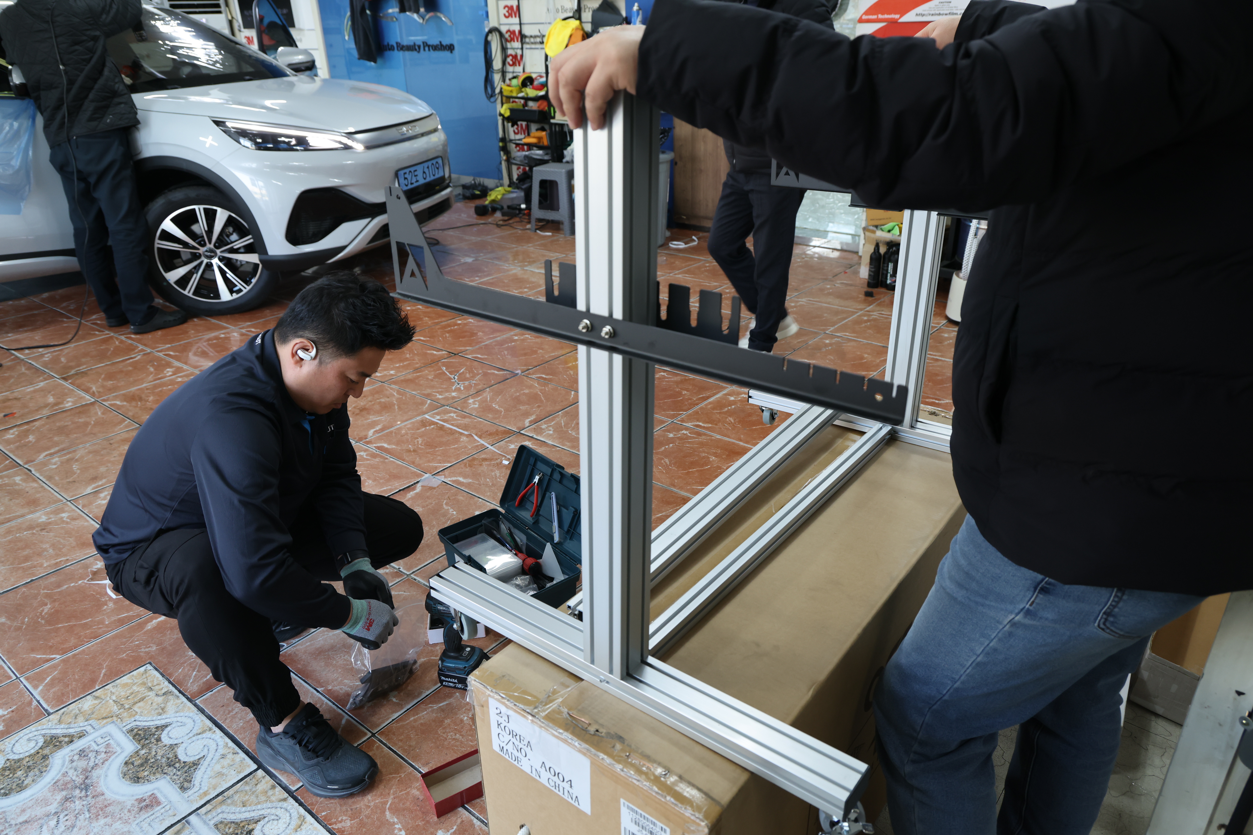 대구 하나로자동차 용품점 재규어재단기 설치완료 첨부파일 : 1768441978_2.jpg